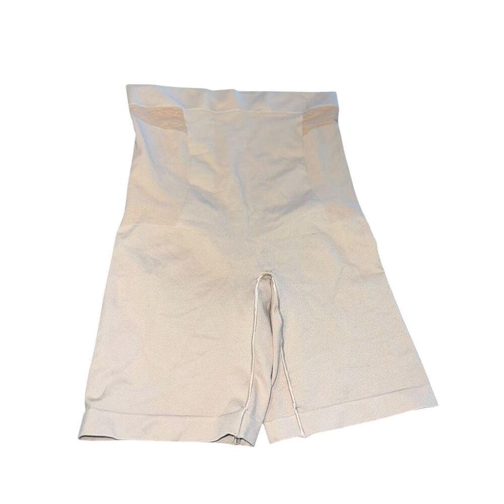 Bali High Waist Shapewear Shorts Nude Beige  2XL Smoothing Control Thigh Slimmer